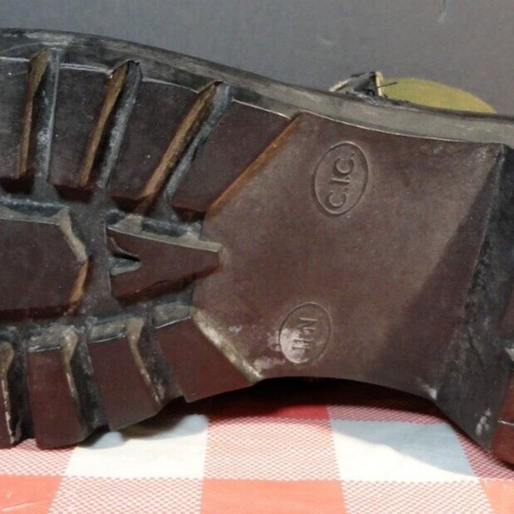 sz11N CIC 1966 VIETNAM ERA MILITARY JUNGLE COMBAT SINGLE LEFT BOOT ONLY SV 3052 main image 8